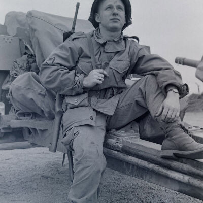 Portrait of unknown soldier