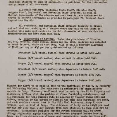 General Order #8 Headquarters Oklahoma National Guard-1935
