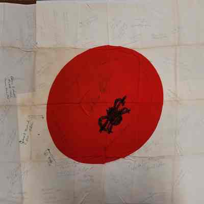 Signed Japanese Flag