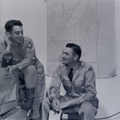 Soldier and Oklahoma City Times reporter Wayne Mackey