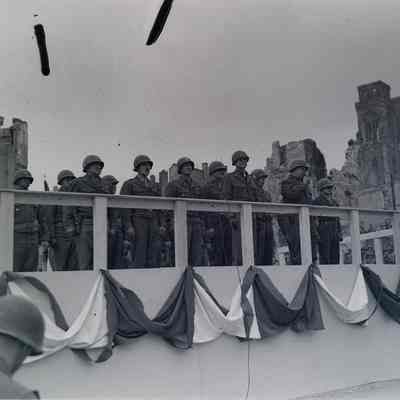 Generals on a reviewing stand