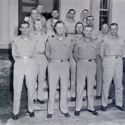 Group photo of General Styron and other officers