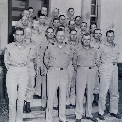 Group photo of General Styron and other officers