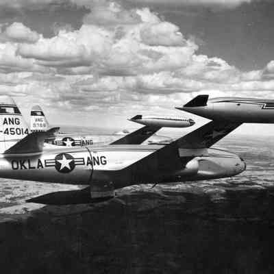 F-80s in Flight