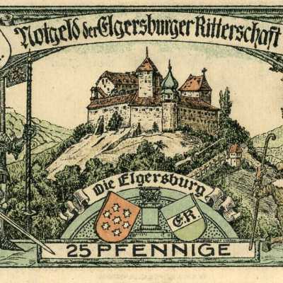 German Municipality of Elgersburg Twenty-Five Pfennig Notgeld