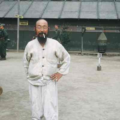 Korean man with a cigarette