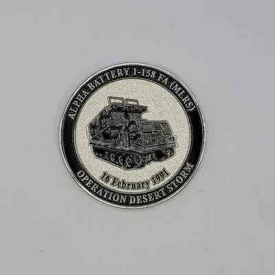 Field Artillery Challenge Coin
