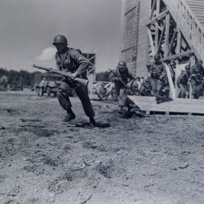Soldiers training