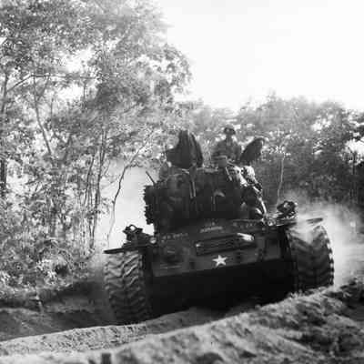 Oncoming tank