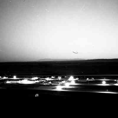 Night view of Camp Barkeley