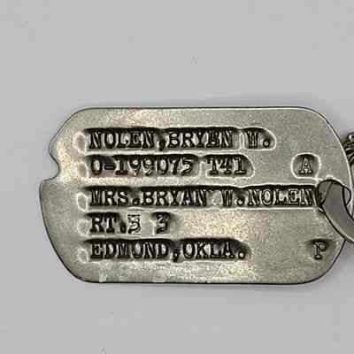 Bryan Nolen Dog Tags