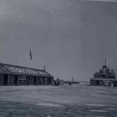 Embarkation area building