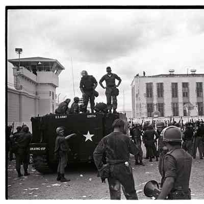 Soldiers in Riot Gear
