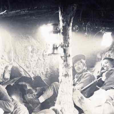 Soldiers in Trench