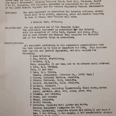 General Order #19-E Headquarters Oklahoma National Guard-1925