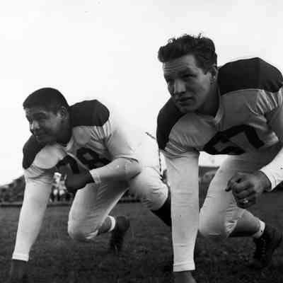 Soldiers during football practice