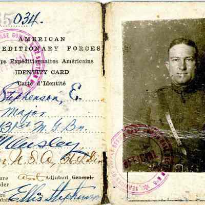 Identity Card American Expeditionary Force