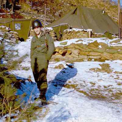 Portrait photograph of unknown soldier