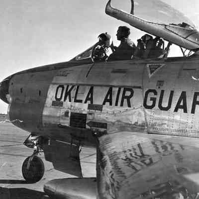 Pilot in F-86