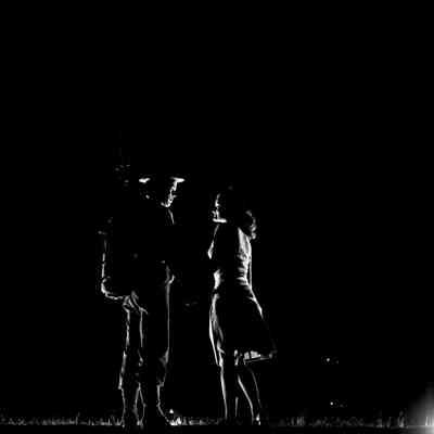 Soldier talking with a girl