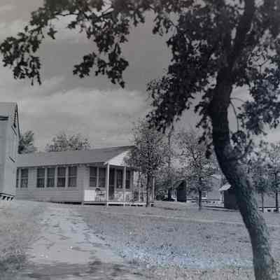 Barracks buildings at Camp Bowie