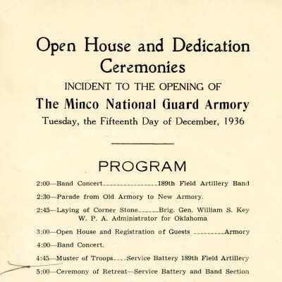 Dedication Program