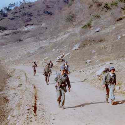 Soldiers on patrol