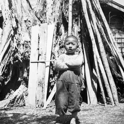 Portrait of Japanese boy