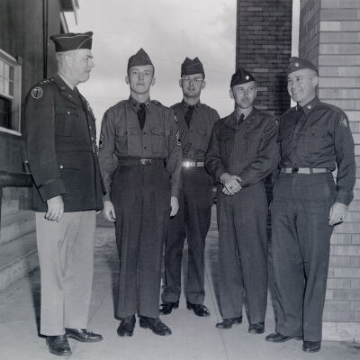 A General with a group of soldiers