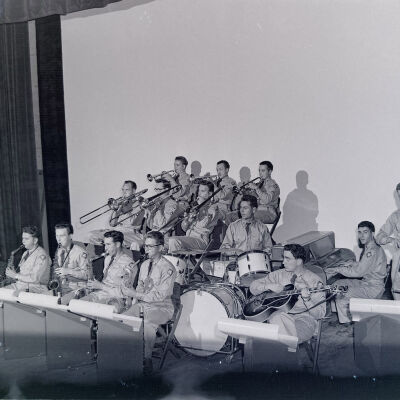 45th Division Combo on stage
