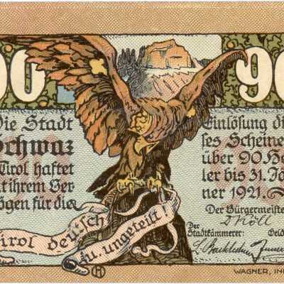 Austrian Ninety Heller Notgeld