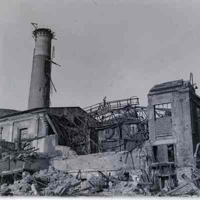Destroyed factory