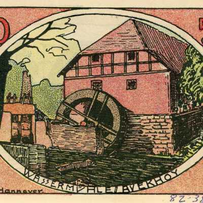 German City of Neustadt Fifty Pfennig Notgeld