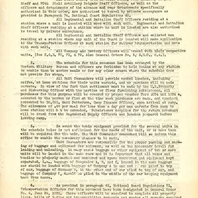 General Order #7 Headquarters Oklahoma National Guard-1931