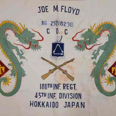 Painted 180th Infantry Flag