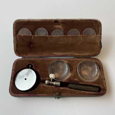 Liebreich Ophthalmoscope, Modified by Loring