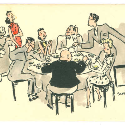Scene of a Dinner Party