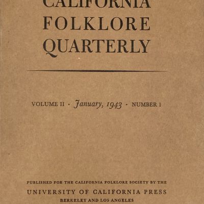 California Folklore Quarterly