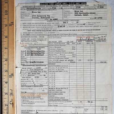 Bill of Lading Document