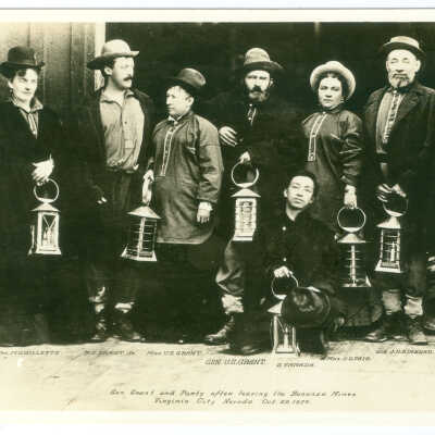 Gen. Grant and Party after Leaving the Bonanza Mines
