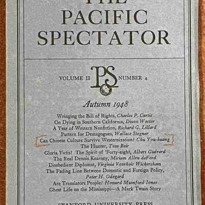The Pacific Spectator: Volume II - Number 4