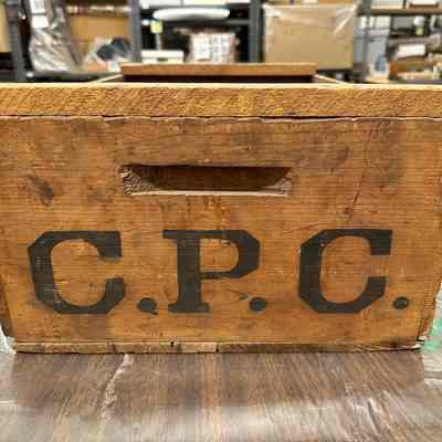 C.P.C. Wood Crate
