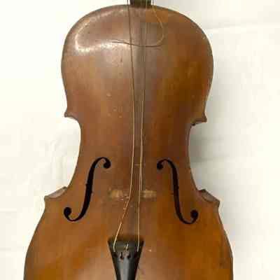 Cello, Bow, Loose Bridge, Carrying Case