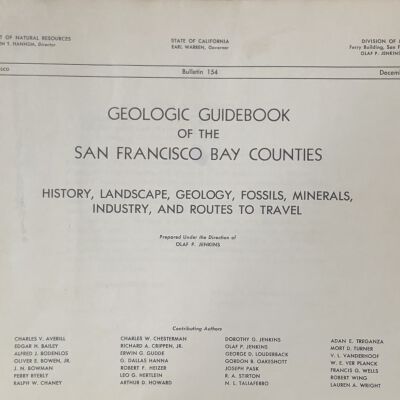 Geologic Guidebook of the San Francisco Bay Counties