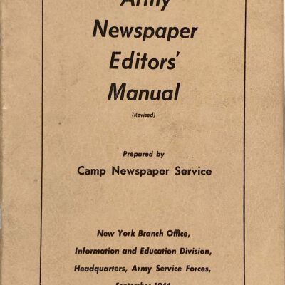 Army Newspaper Editor's Manual