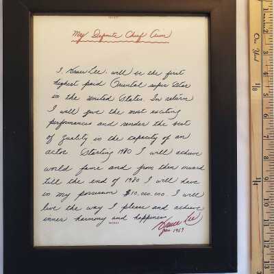 Hand written letter