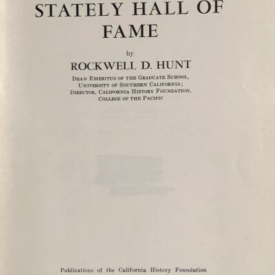 California's Stately Hall of Fame