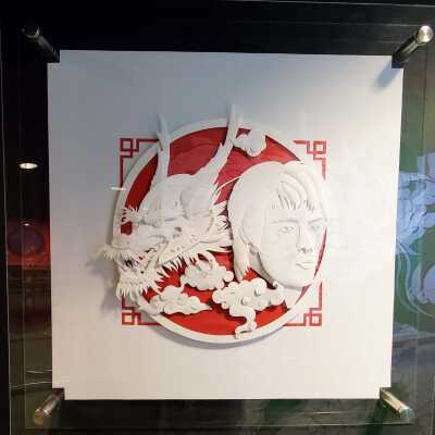 Paper cut artwork untitled