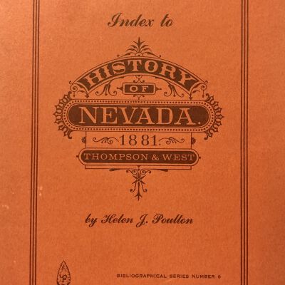 Index to History of Nevada 1881 Thompson & West