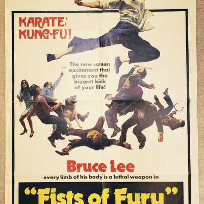 Fists of Fury marquee poster